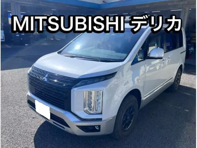三菱　デリカＤ：５　左フロントドア修理　板金・外装補修 【印西　我孫子　成田　白井　鎌ヶ谷　八千代　栄町　の点検・整備はオートランナーへ！】